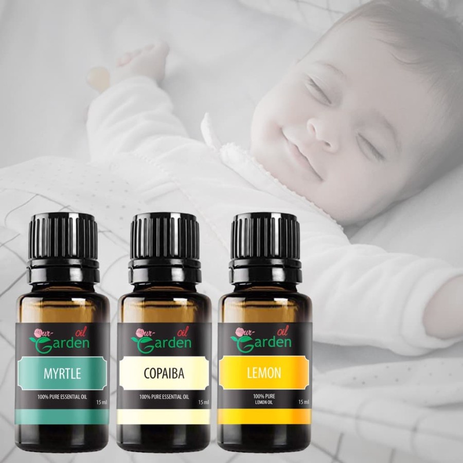 Paket Batuk Pilek Untuk Bayi Essential Oil Our Garden Aroma Terapi