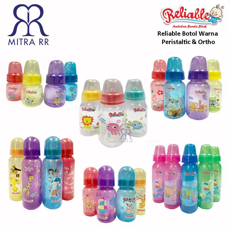 Reliable Botol Susu Warna Peristaltic Orthodentic 60ml