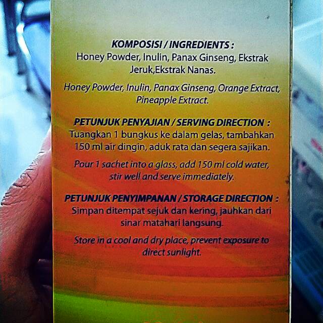FREE ONGKIR / KOSAGI SUPLEMEN PRIA MADU HERBAL HALAL