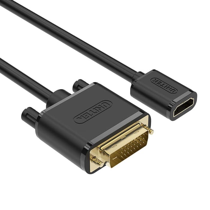Kabel DVI- HDMI Unitek YC249BK - DVI-I TO HDMI CONVERTER [TK]