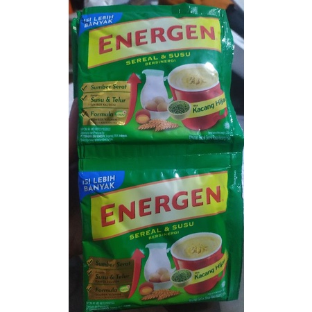 

Energen Rasa Kacang Ijo Renteng Isi 10 Sachet