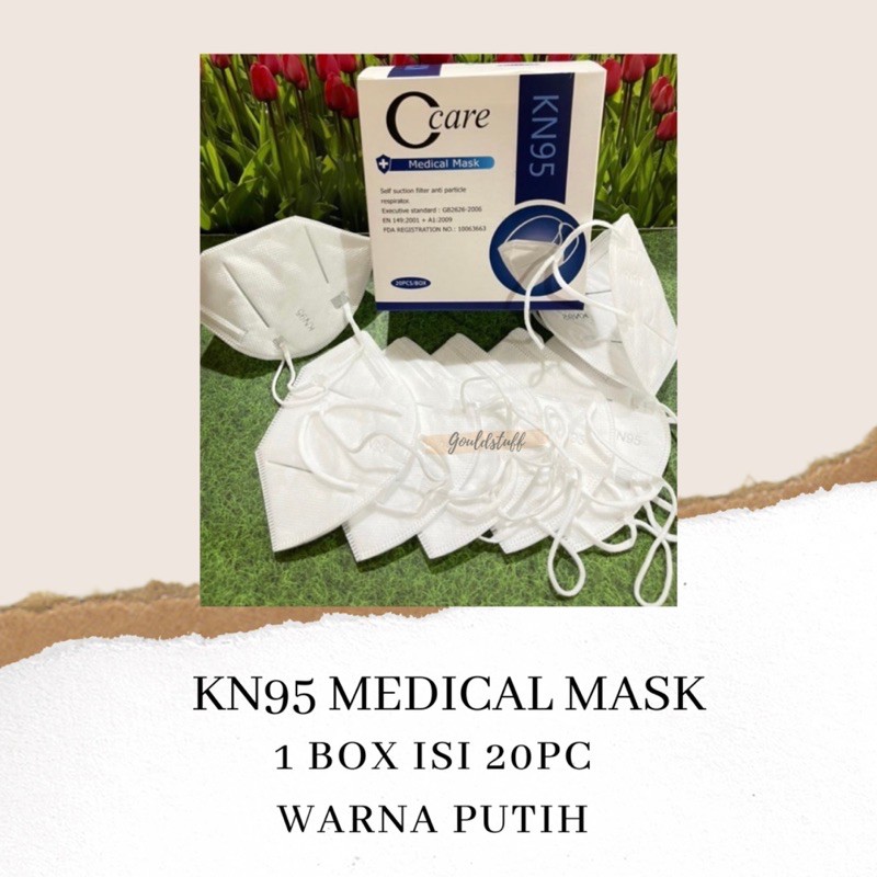 MASKER KN95 DDN / MASKER KN95 C CARE ISI 20pc / KN95 EARLOOP PREMIUM ANTI VIRUS