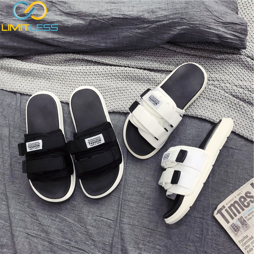 Sandal Pria Korean Style Sendal Cowok Casual Trend 2021 Sandal Pria Slide Korea Ringan