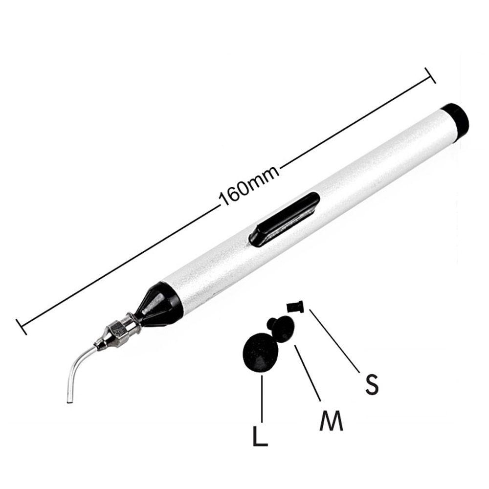 Agustinina Vacuum Sucking Pen Easy Hand Pick Bagian Alat Yang Berguna Anti-Statis Paduan Aluminium Sirkuit Terintegrasi