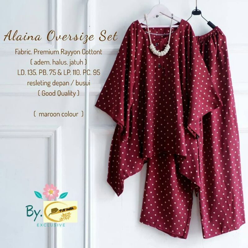 ANNAJA TUNIK INARA KHALISA setelan wanita rayon diamond mix kringkel wanita