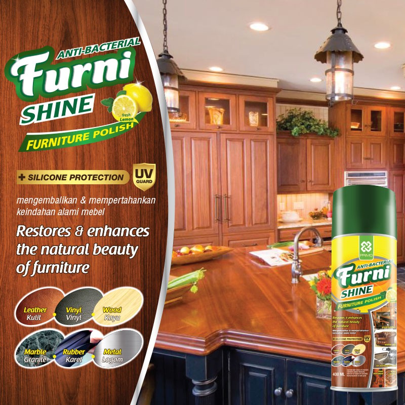 PRIMO Furni Shine Pembersih Pengilap Furniture Polish