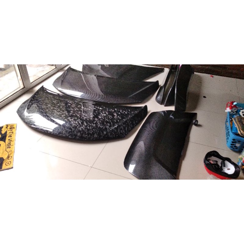 kap mesin bagasi cover carbon honda jazz gk5