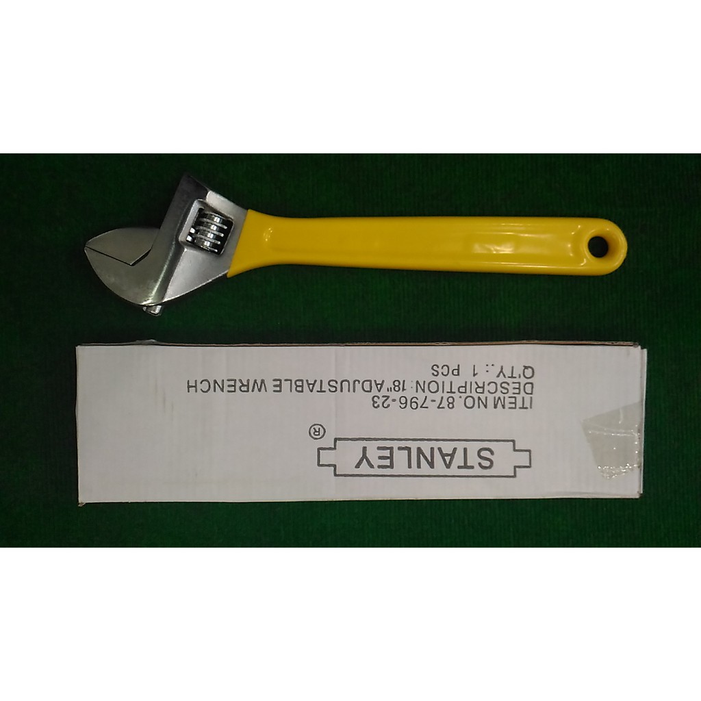KUNCI INGGRIS 18 / ADJUSTABLE WRENCH 18 / STANLEY 87-796-23 HD