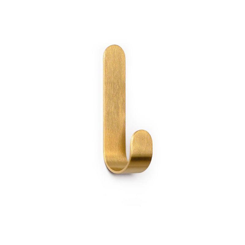 Gro 2 Pcs Adhesive Hooks Heavy Duty Copper Bathroom Hook for Hanging Clothes