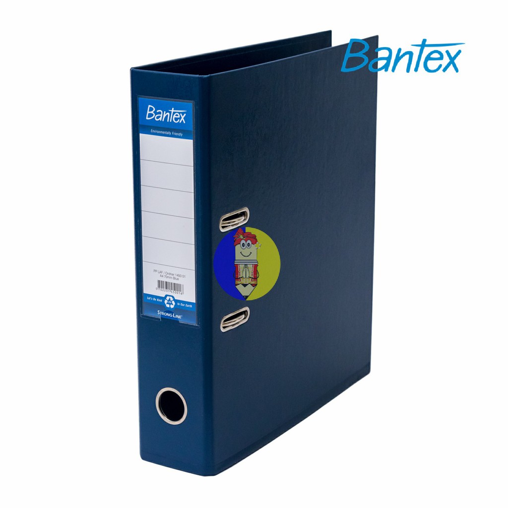 

Bantex Lever Arch File Ordner Plastic A4 7cm Blue #1450 01
