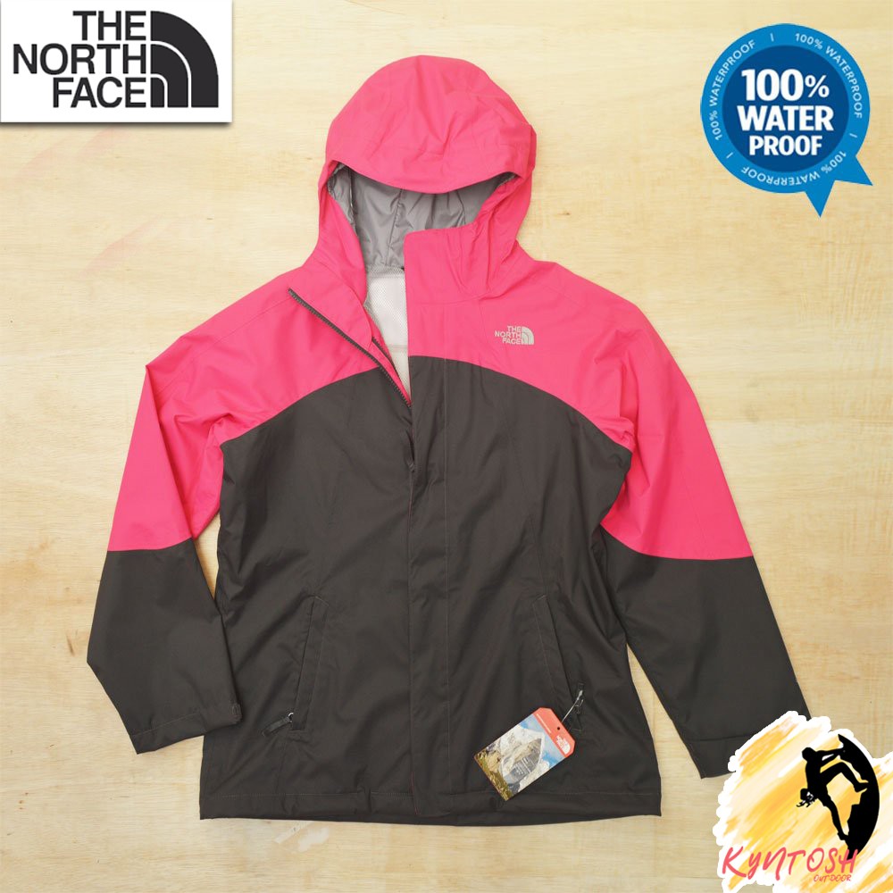 Jaket Gunung Wanita TNF Mountain View Triclimate Girls Jacket Petticoat Pink Waterproof ORIGINAL