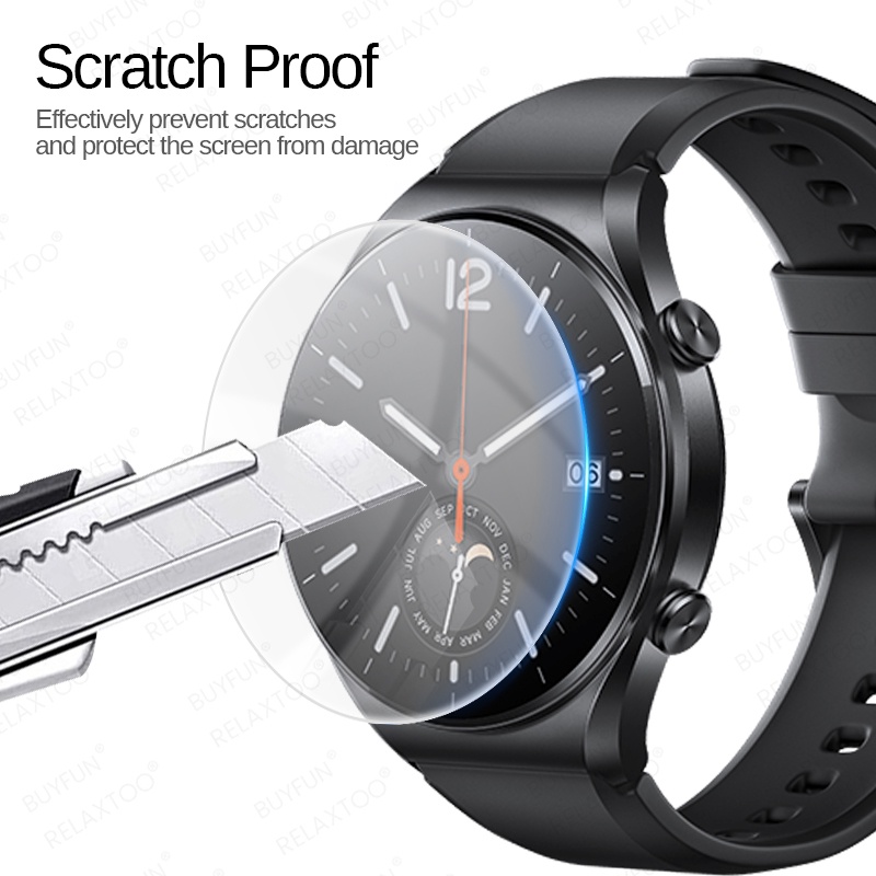 Pelindung Layar Tempered Glass HD Anti Pecah Untuk Smartwatch Xiaomi S1