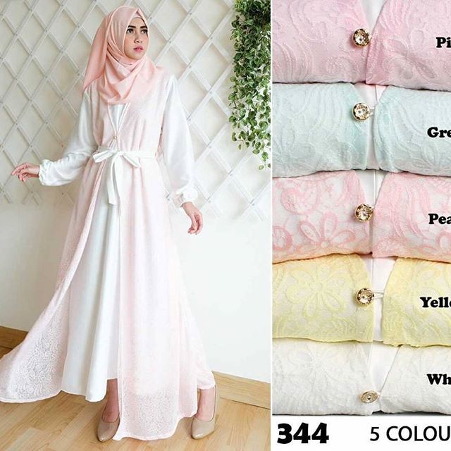 Gamis Satin/DRESS PESTA BUSUI / GAMIS SYAR'I CANTIK SATIN BRUKAT SIZE BIG JUMBO