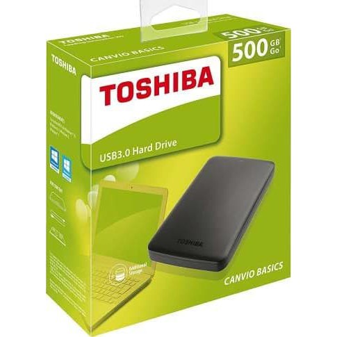 HDD EXT. TOSHIBA CANVIO BASIC 2.5&quot; 500 GB USB 3.0