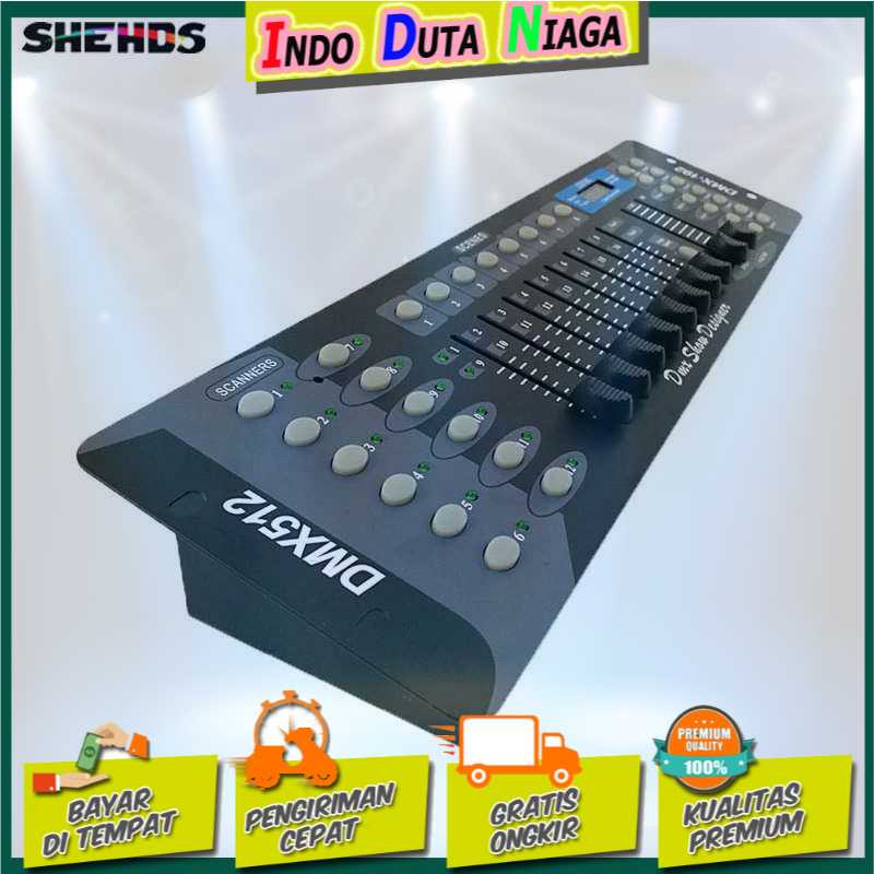 IDN TECH - SHEHDS Stage Lightning Controller DMX Console DJ 192CH - SHE-DMX512