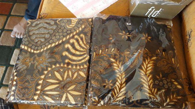 Kain Batik Solo Motif Gunungan Truntum Warna Coklat