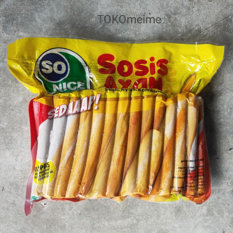 Jual So Nice Sosis Ayam 1kg Shopee Indonesia