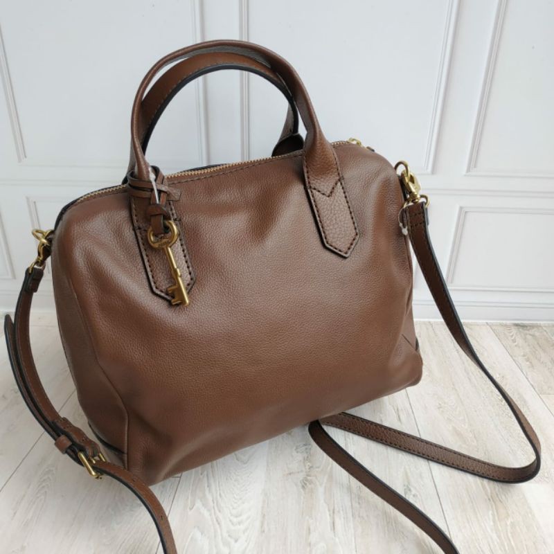fiona satchel medium brown