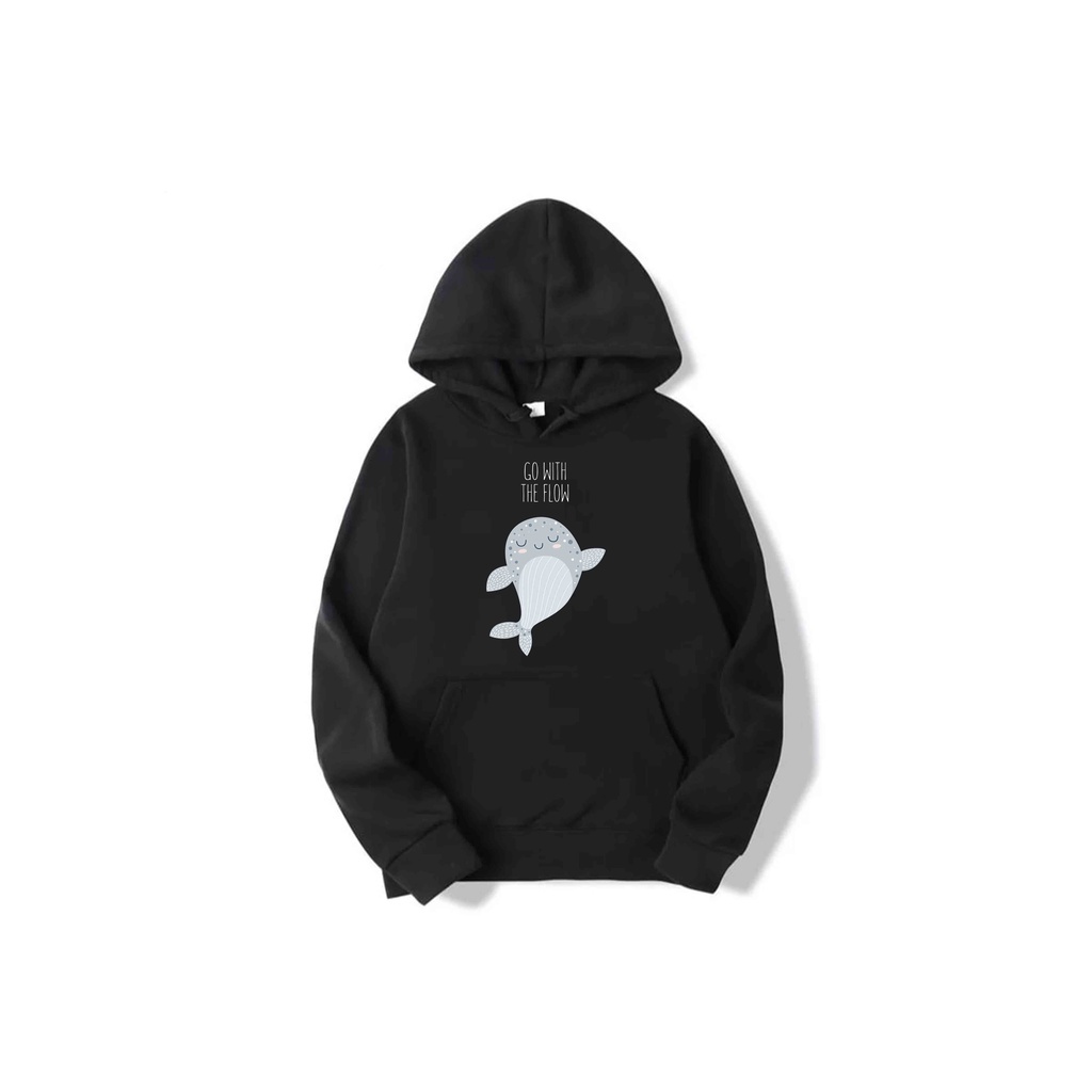 The flow Sweater Wanita hoodie Wanita Fleece Size M - XXL-2