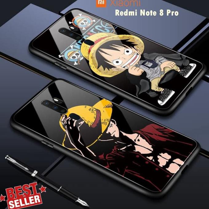 Case Xiaomi Redmi Note 8 Pro Painted Luxury Fuze Hard Akrilik Gloosy LUFFY CHIBI