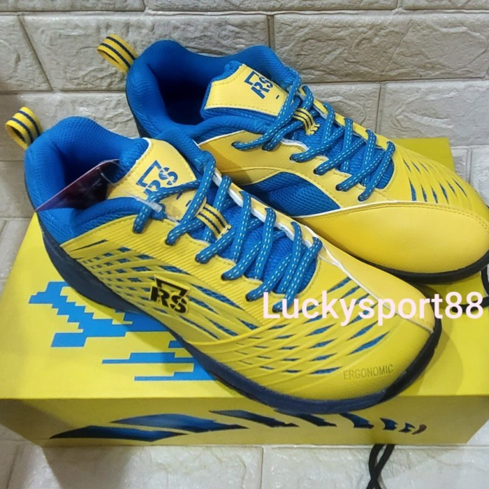 [COD] Sepatu Badminton RS LTD 03 original - Kuning 41