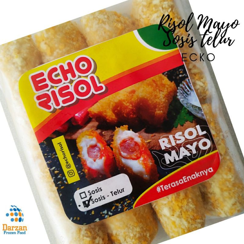 

RISOL MAYO SOSIS TELUR ECHO 8 PCS