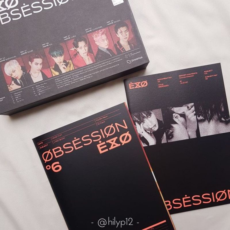 Album EXO OBSESSION VER X-EXO PC SUHO