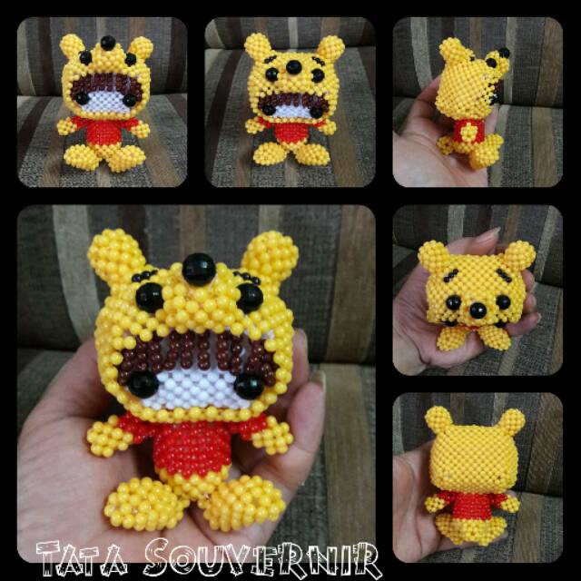 Pajangan Boneka Kostum Winnie the Pooh