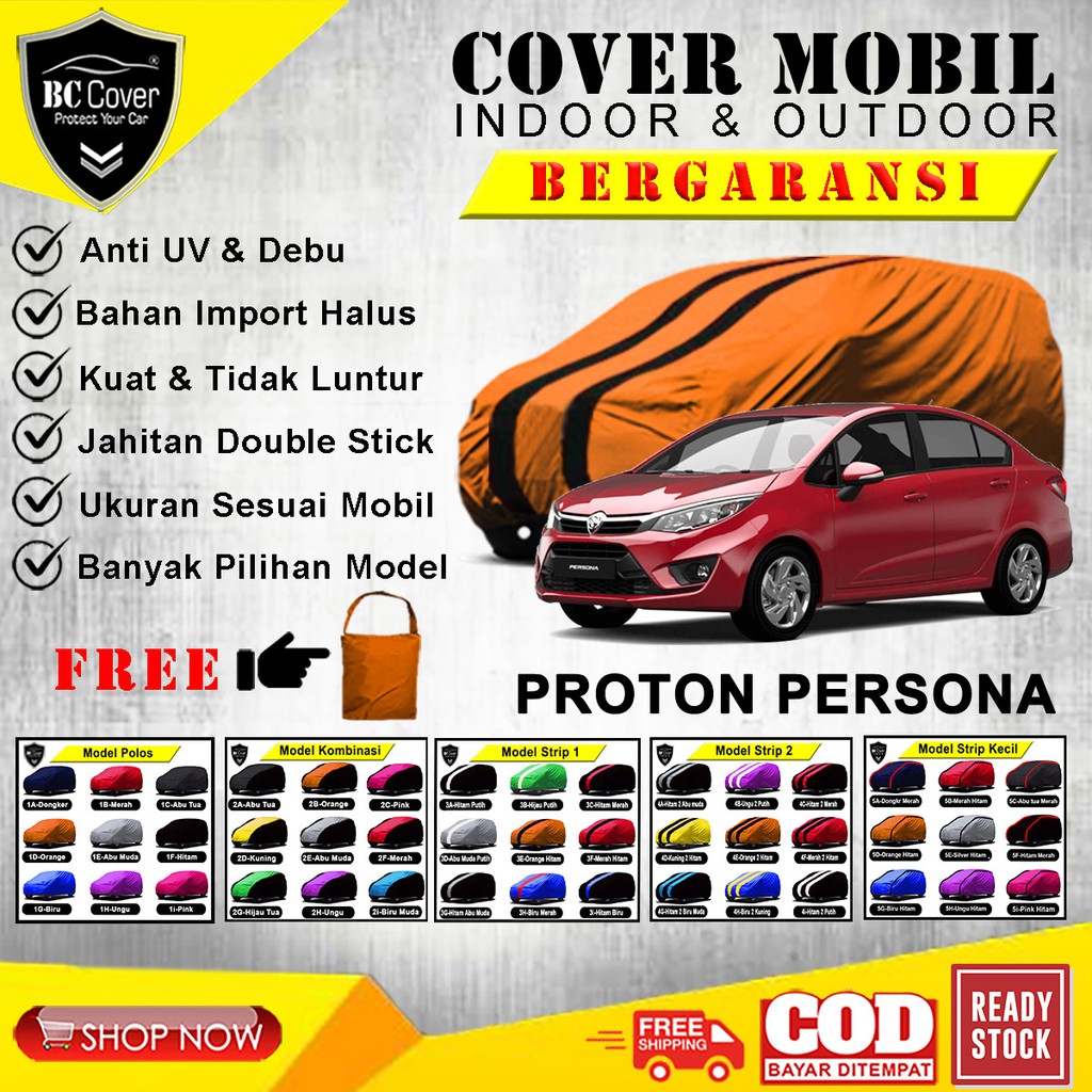 Body Cover Mobil PROTON PERSONA Sarung Proton Persona / Selimut Tutup Pelindung Jas Mantol Kerudung Penutup Mantel Mobil Proton Persona Outdoor