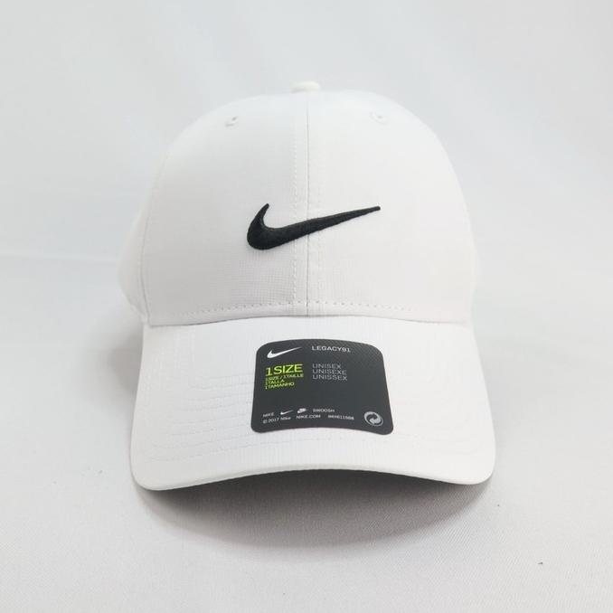 Nike Golf Legacy 91 Dri-Fit White Putih BV1076-100 Topi Original 100%