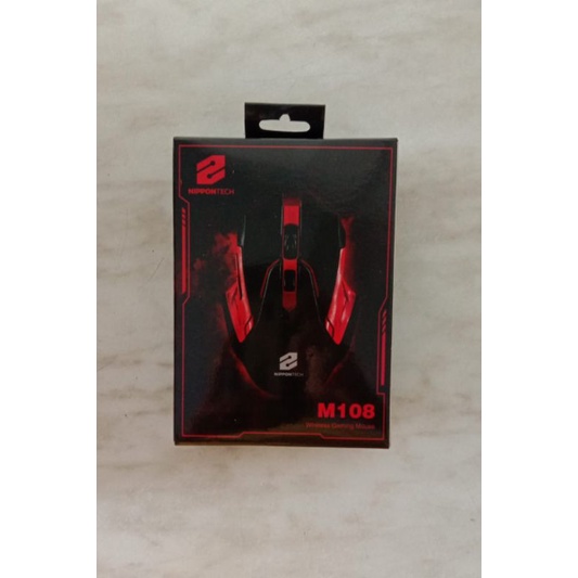 Mouse Wireless Nippontech M108 / Mouse Gaming Wireless Nippontech M108 Tombol ON OFF