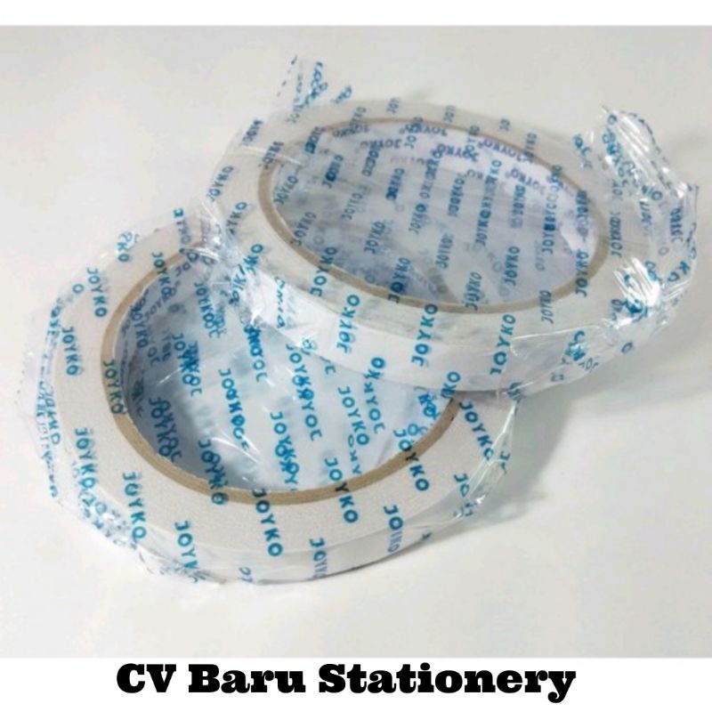 

Joyko Double Tape ¼ Inc, ½ Inc, 1 Inc, 2 Inc