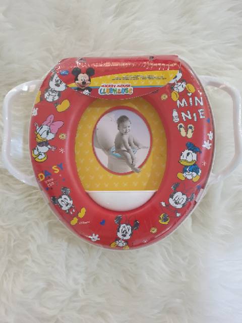 potty seat training with handle/ dudukan toilet anak dengan pegangan