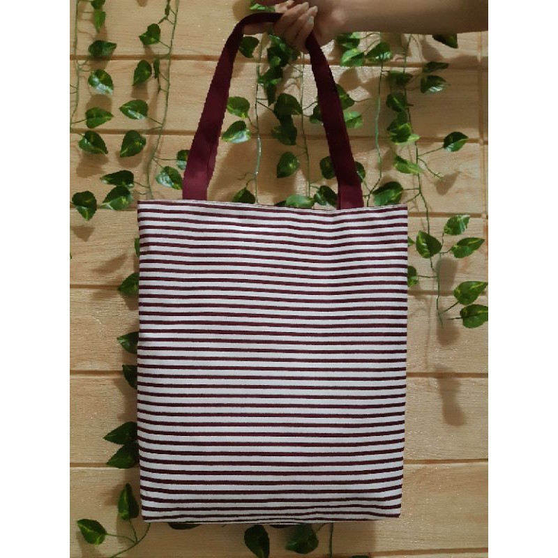 Totebag Semi Canvas Messy &quot;Salur&quot;