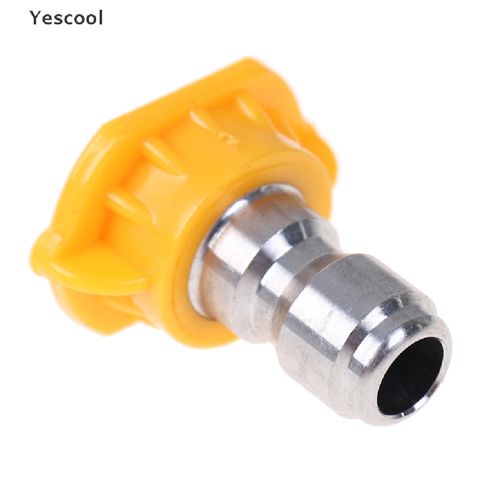 Yescool 5pcs Nozzle Spray 1 / 4 &quot;Tekanan Tinggi Quick Connect