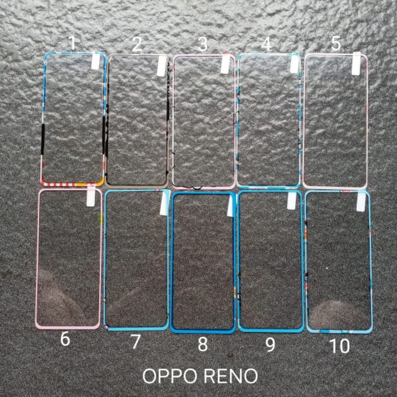 Tempered glass Oppo Reno 1 motif gambar karakter ( 2 motif ) anti gores kaca screen guard