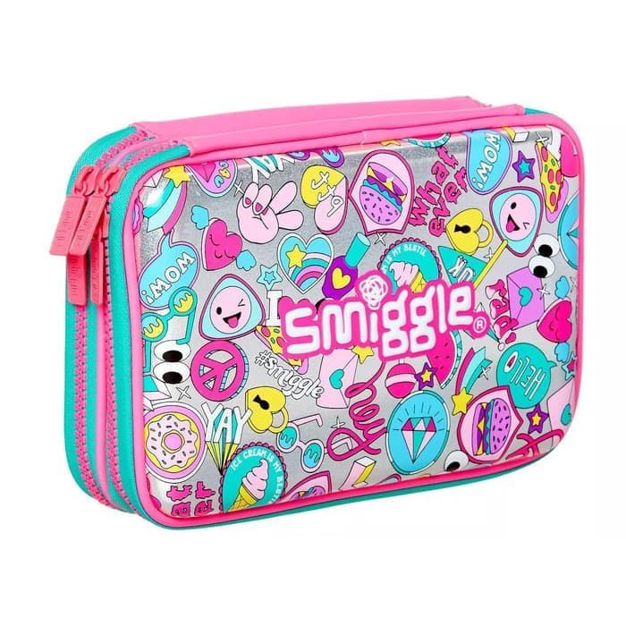 

JUA-L Tempat Pensil SMIGGLE Kotak Pensil Hard Top Pencil Case PROMO