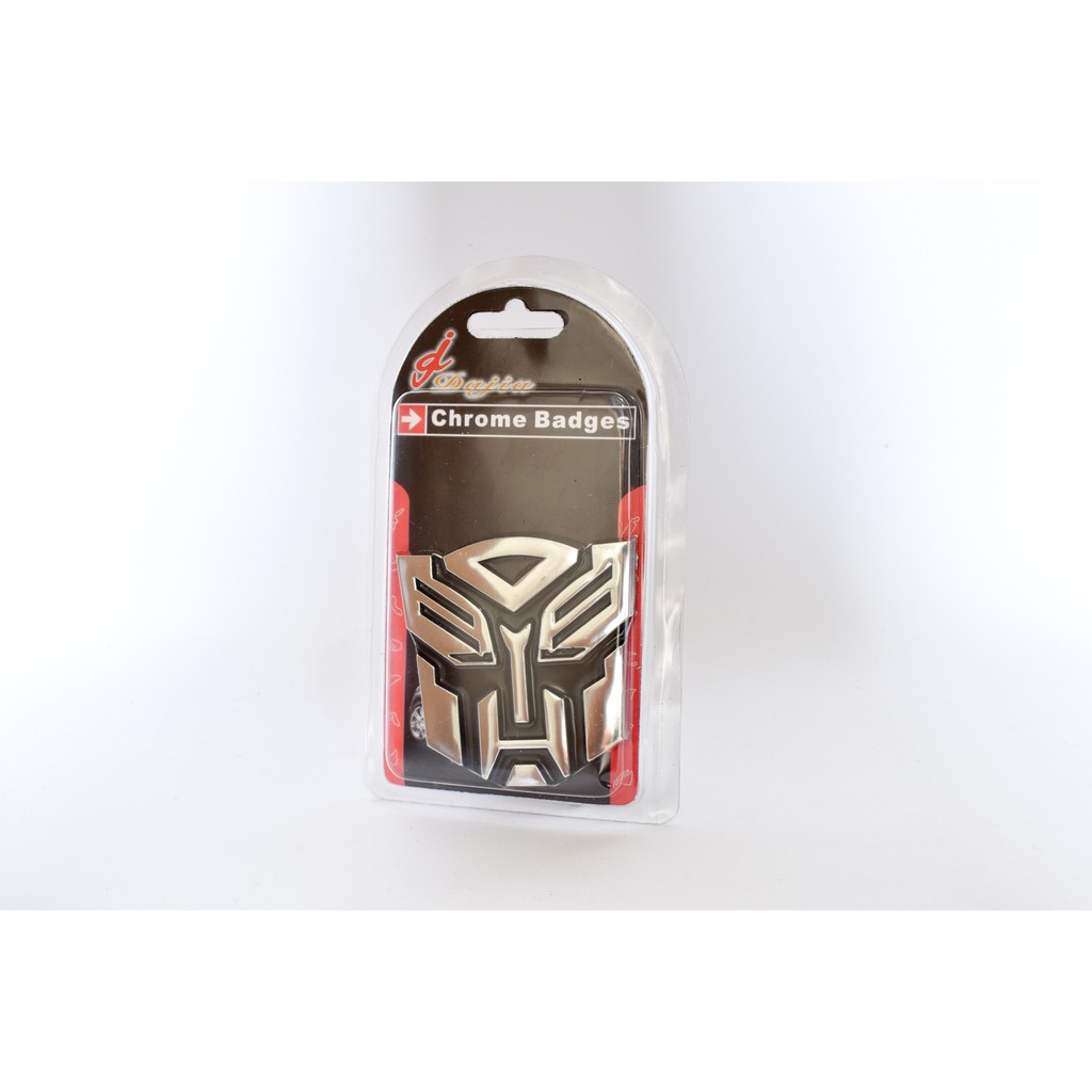 Emblem TRANSFORMERS AUTOBOTS Chrome Barang Pilihan Lambamg Transformer Autobot Chrom