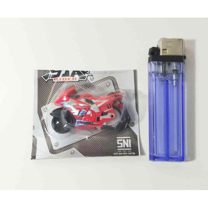 Promo Mainan Motor Moto Gp Spin Go Pull Back Mini Lucu Murah Meriah