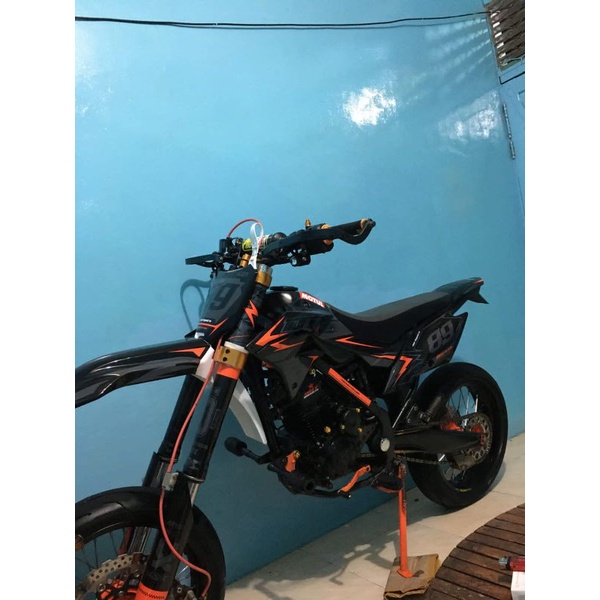 DEKAL STICKER DECAL KLX D-TRACKER SIMPLE CUSTOM