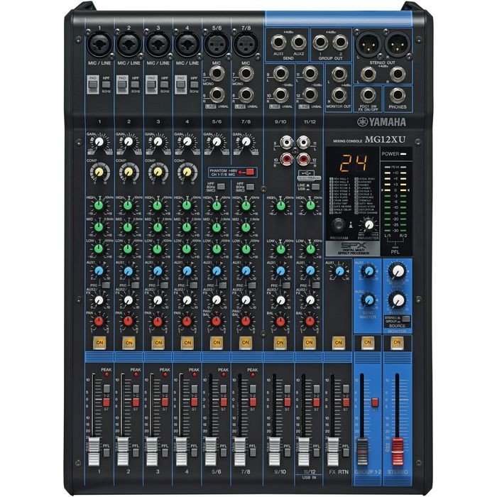 Mixer Yamaha mg12xu mixer 12 channel mixer Yamaha mg12 xu