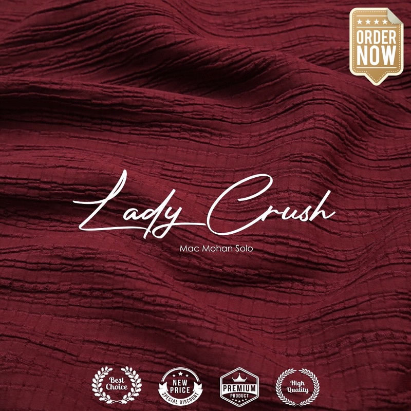 [NEW ARRIVAL] KAIN LADY CRUSH CRINKLE FASHION HITZ KRINKEL CRUSH RAYON AIRFLOW CRINKLE TYPE LADYCRUSH BEST SELLER HARGA TERMURAH CRINKLE PLEATS PLISKET PREMIUM QUALITY GROSIR ECER URAGIRI