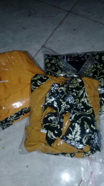 Batik Couple Keluarga Dilan Mutiara,bahan Balotelli Mix Katun Prada