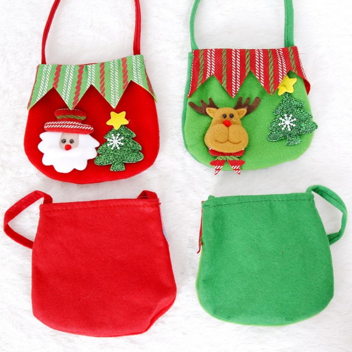 Tas Permen Natal Santa Souvenir Bag Murah Kado Christmas Gift Grosir GROSIR