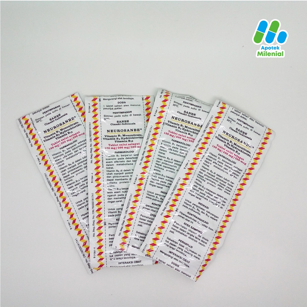 Neurosanbe strip isi 10 tablet