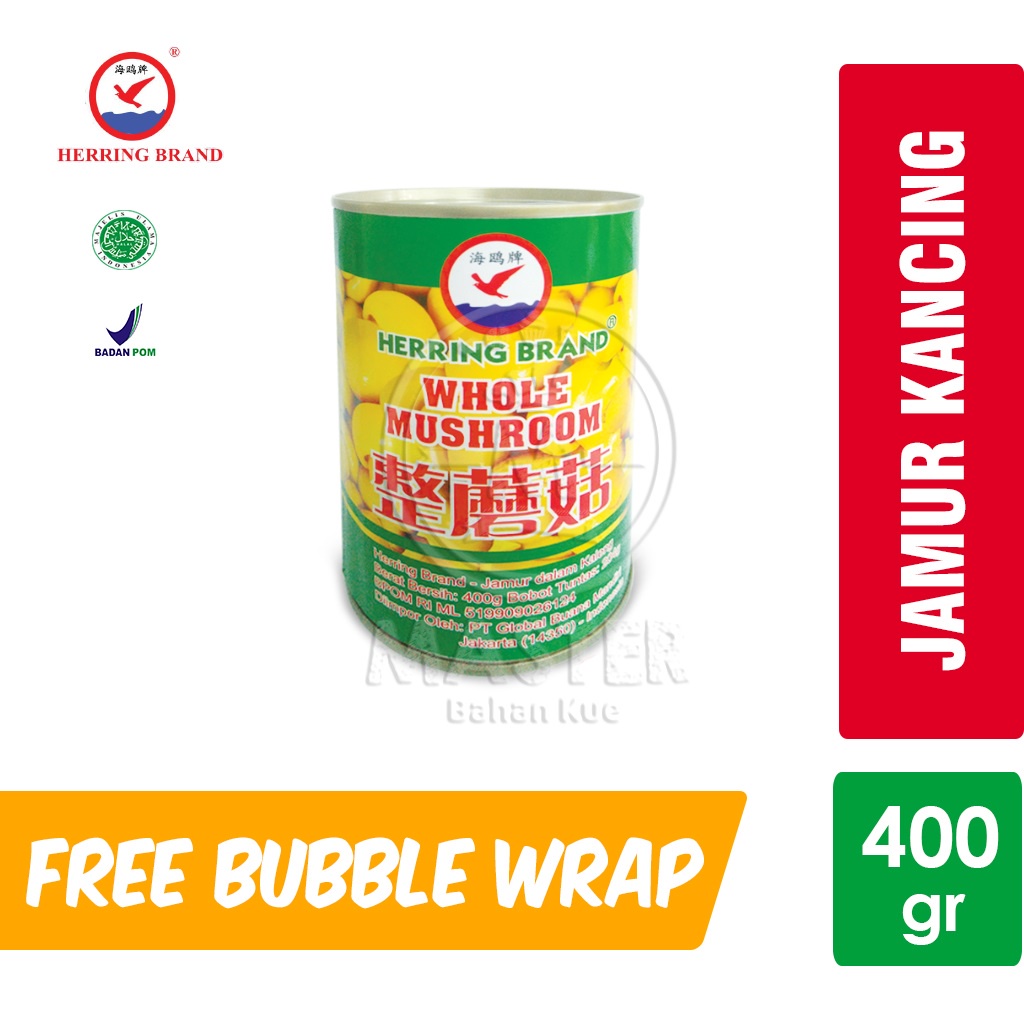 

Herring Whole Mushroom / Jamur Kancing [Kaleng 400 gr]