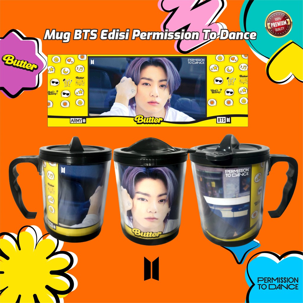 MUG Tumbler // GELAS TUMBLER // BTS EDISI PERMISSION TO DANCE