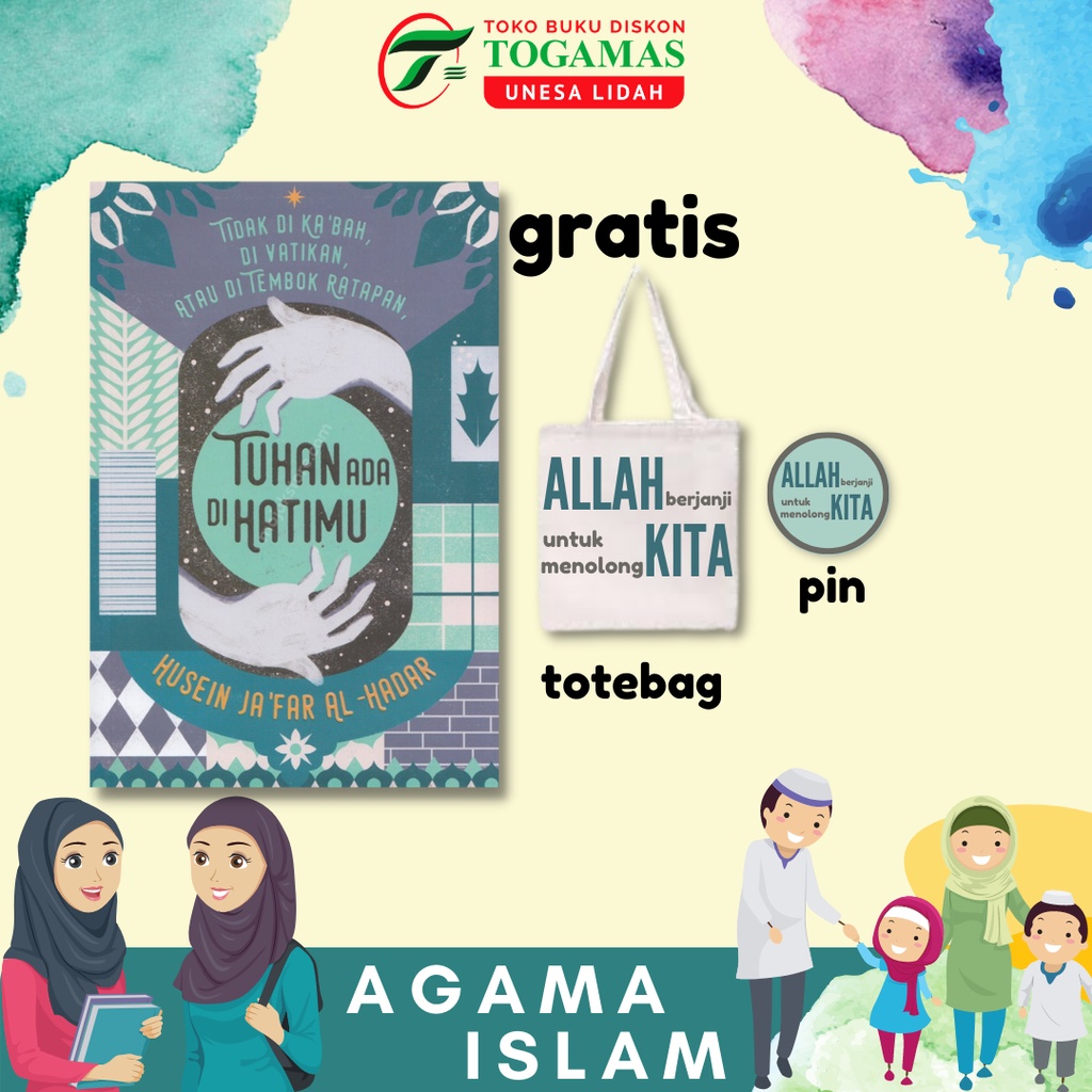 BEST SELLER! SENI MERAYU TUHAN / TUHAN ADA DI HATIMU KARYA HUSEIN JA`FAR AL-HADAR