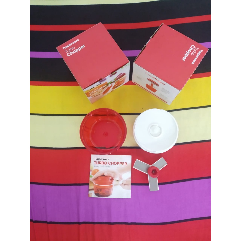 turbo chopper tupperware manual blender hemat energi praktis
