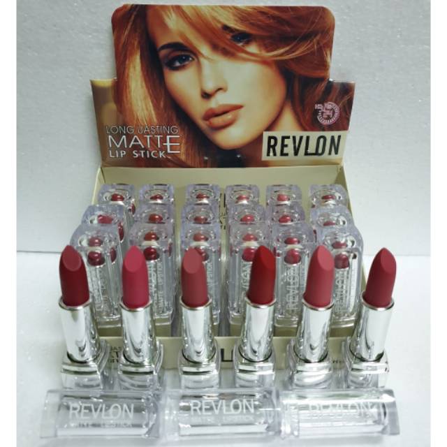 [PERBOX]LIPSTIK REVLON MATTE LONG LASTHING 24PC H/s 603 / Lip maybelline NO BD - 5055